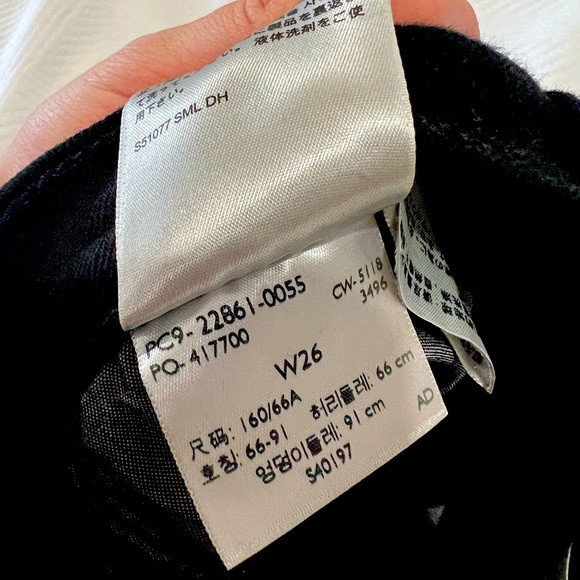 Levi’s Wedgie sz 26 distressed black desert - Picture 4 of 6